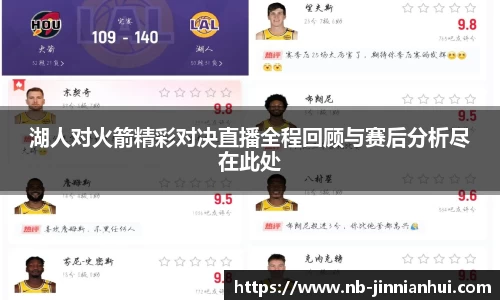 湖人对火箭精彩对决直播全程回顾与赛后分析尽在此处